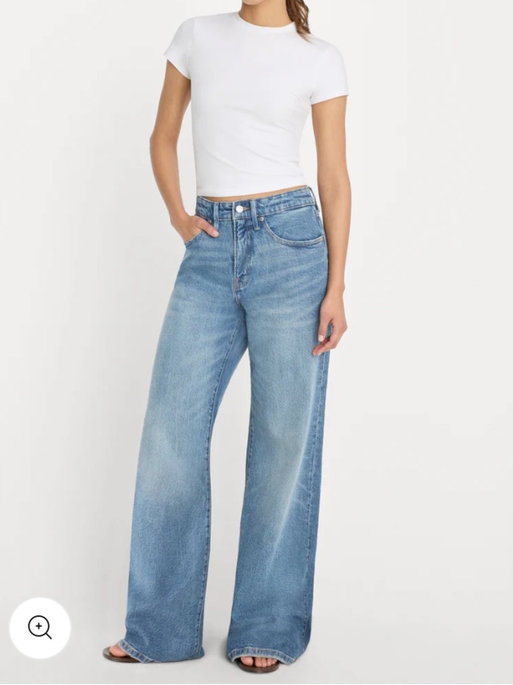 Good American | Good ease relaxed jeans NWT